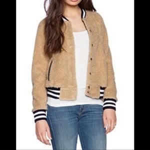 MOTHER | Letterman Snap Jacket in More Than a Feeling Wash Sz S